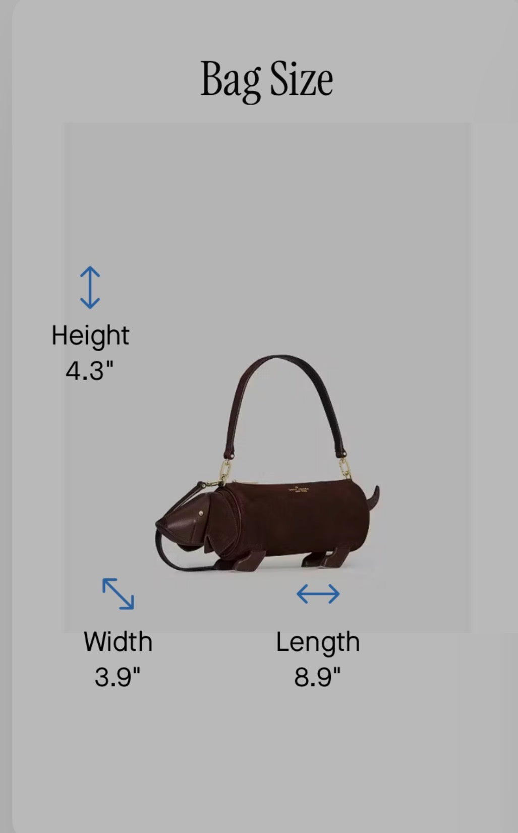 Kate Spade Dachshund Bag